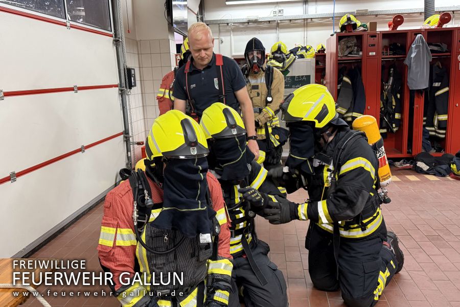 Ausbildung mit der Feuerwehr Mittenwalde